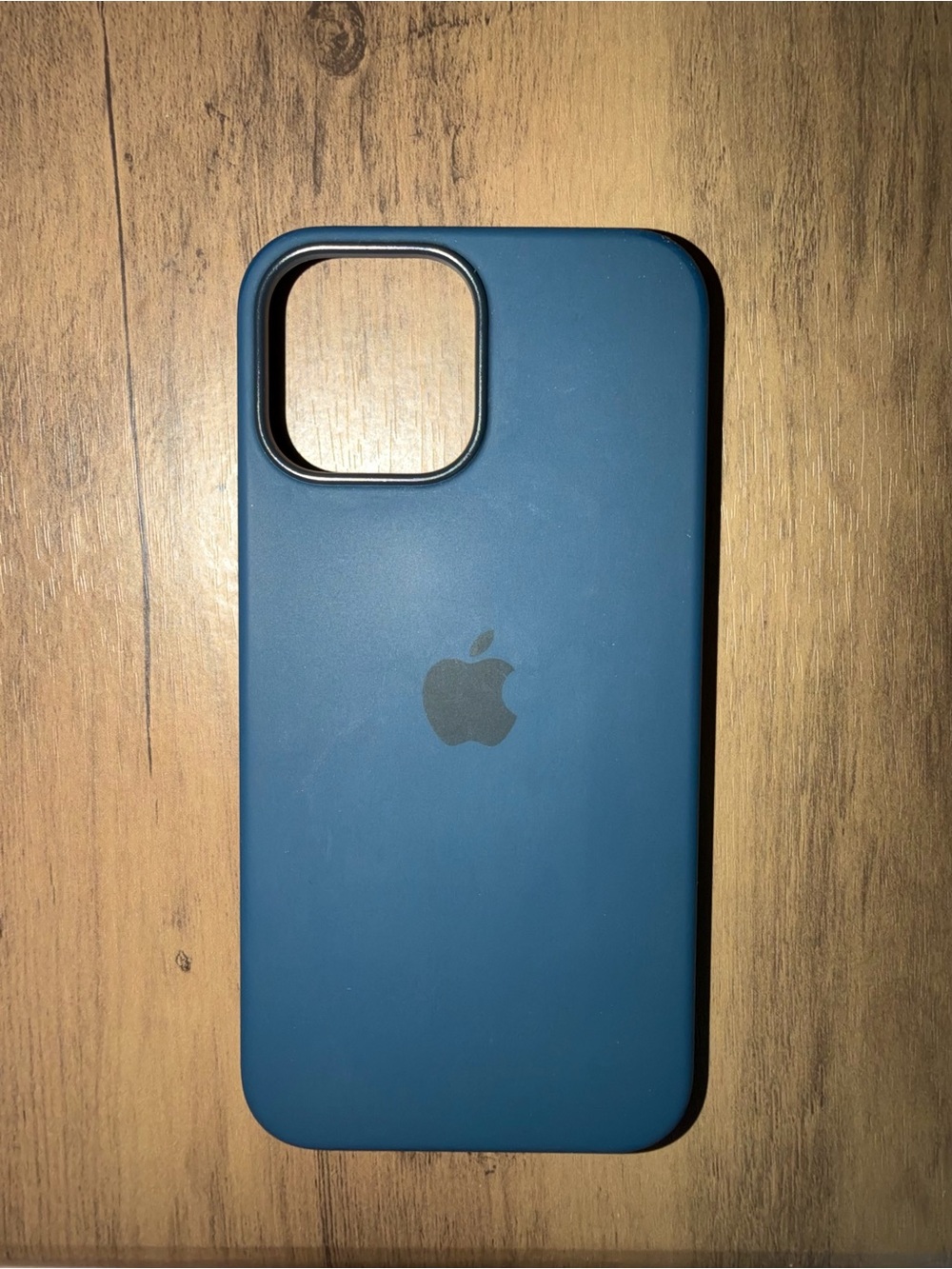 iPhone pro max 15 Apple Silicone iPhone Case - matte and dark blue